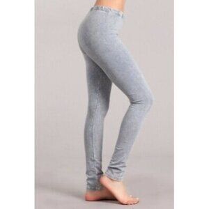 Boutique Chatoyant Mineral Wash Light Blue Leggings S